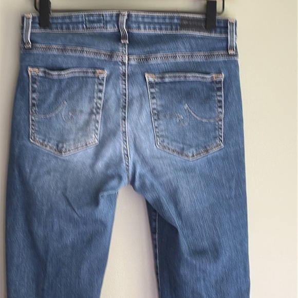 Adriano Goldschmied Harper Essential Straight Jeans Whiskering Faded Flaw 27 - Picture 6 of 9